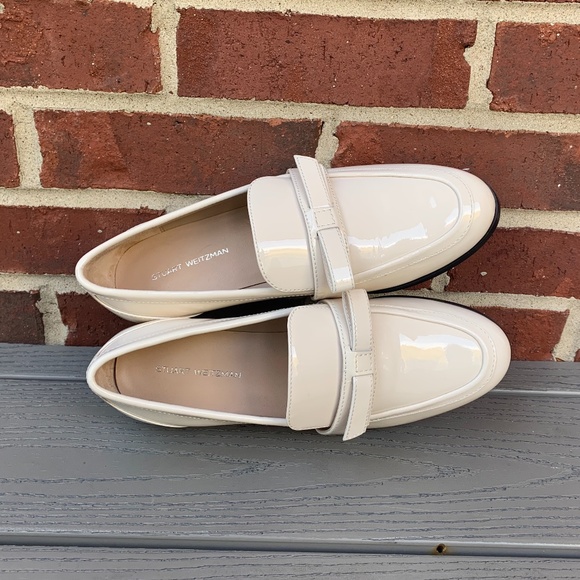 Stuart Weitzman Emma Patent Leather Loafers
